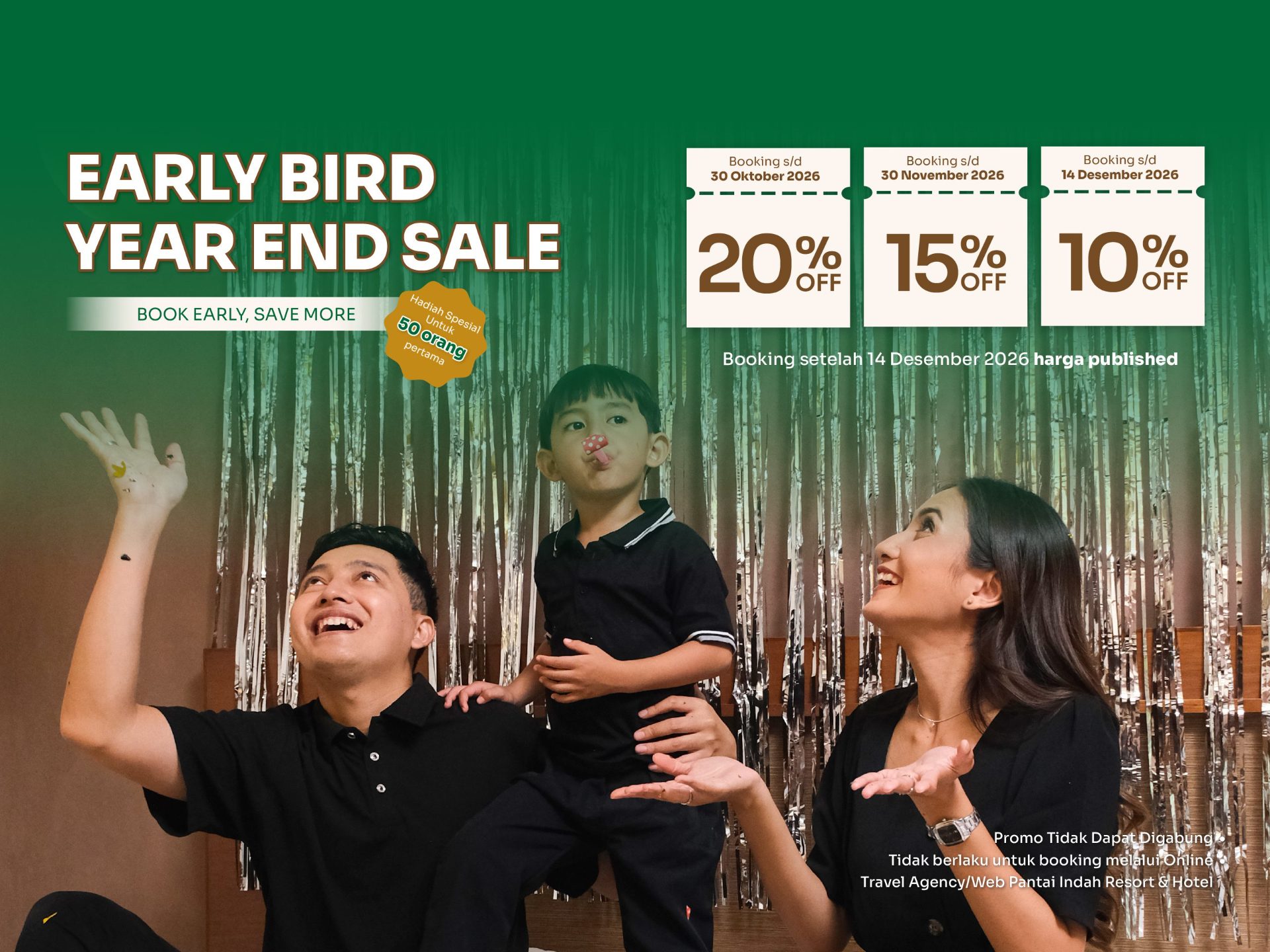 Promo Pantai Indah Resort